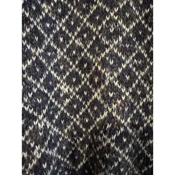 DD Sloane VINTAGE womens wool blend sweater Nordic style crewneck size M - Picture 3 of 12